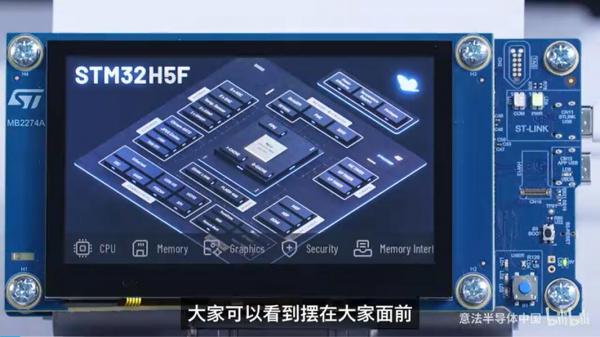 ����ʾ��STM32H5F5��������ϵ�ЈD�Α�(y��ng)�ü��g(sh��)��ʾ